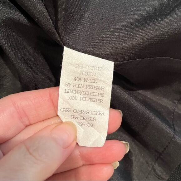 NEW Linen Skirt Suit Striped Pencil Skirt Sz 4 Pleated Peplum Blazer Sz 0 NWOT - Picture 11 of 16